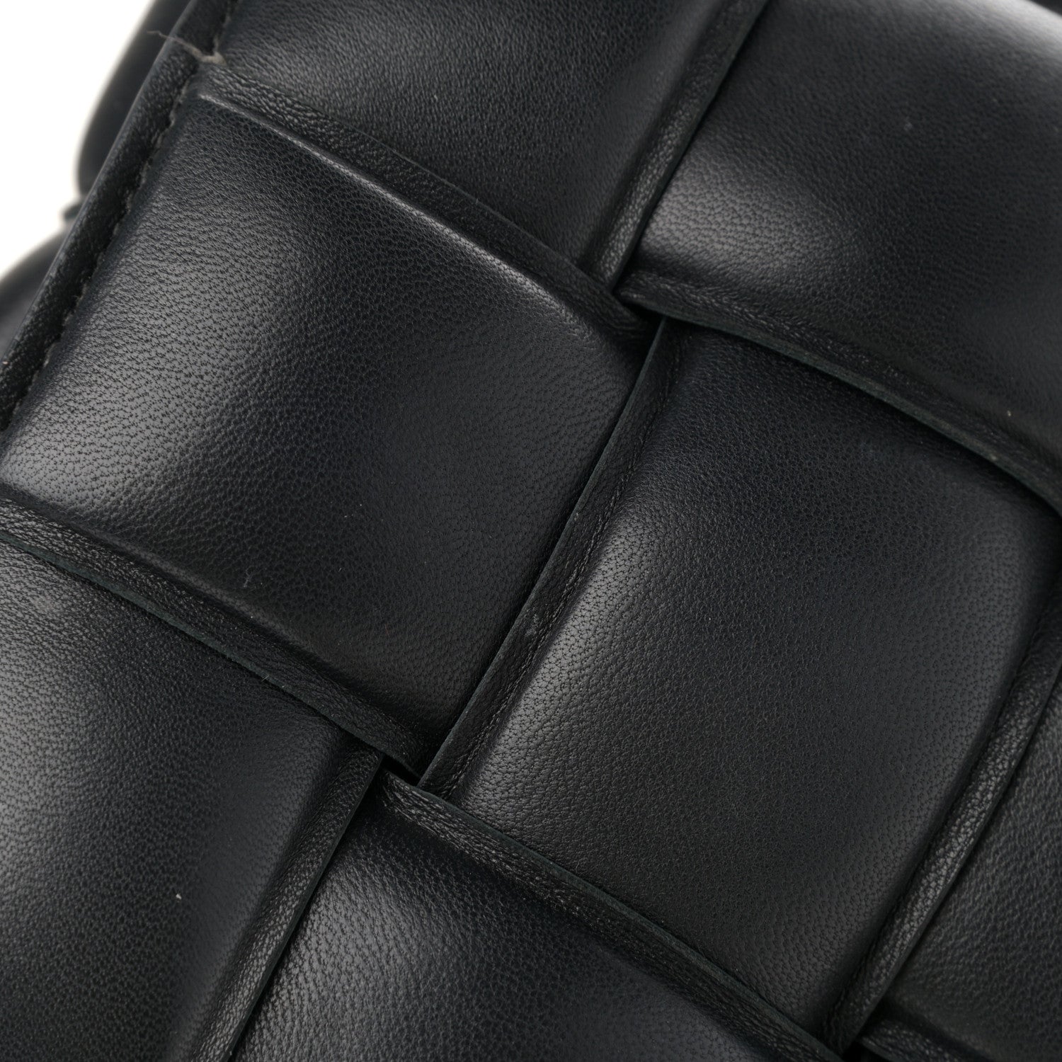 Bottega Veneta Nappa Maxi Intreccio Padded Cassette Crossbody Bag Black 12 of 14