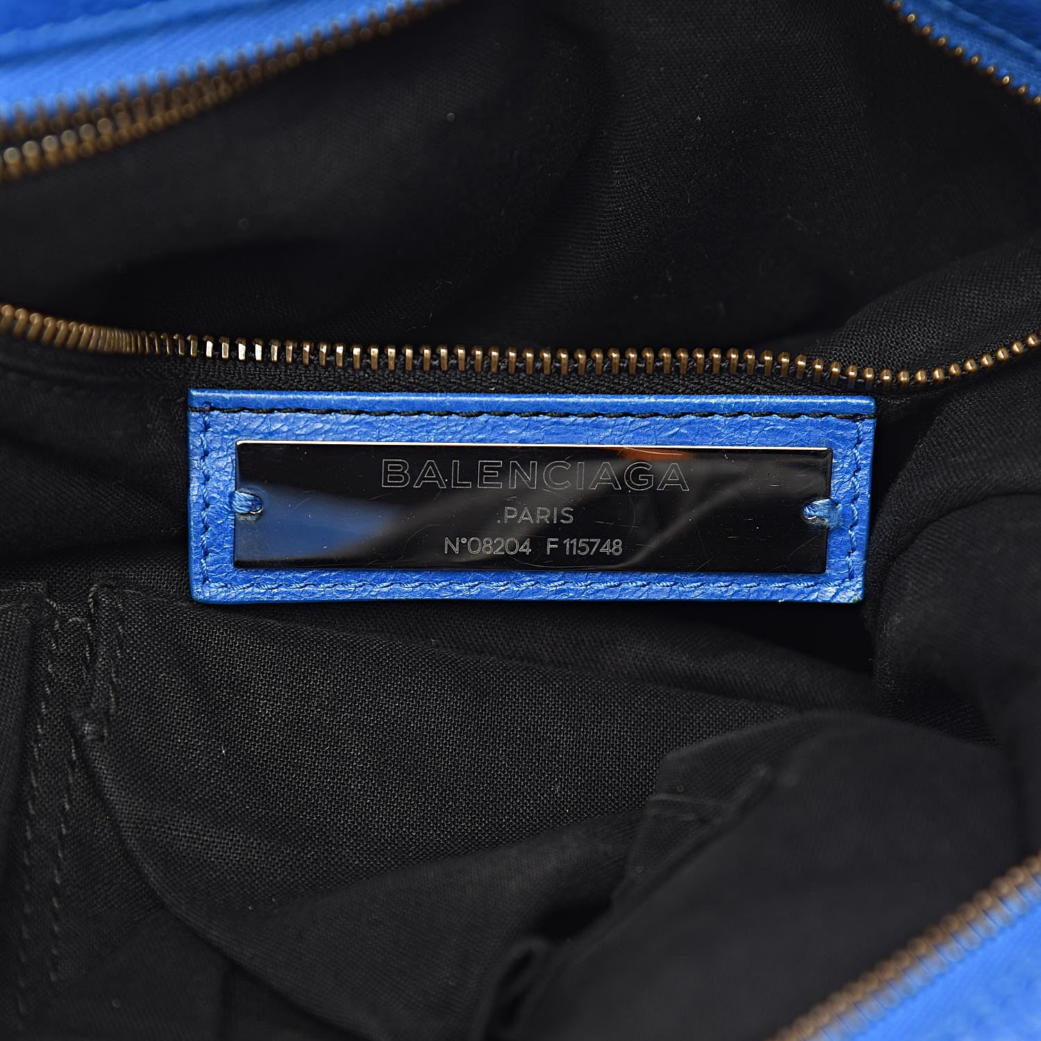 Balenciaga Agneau Classic Hardware City Bleu Lazuli 6 of 16