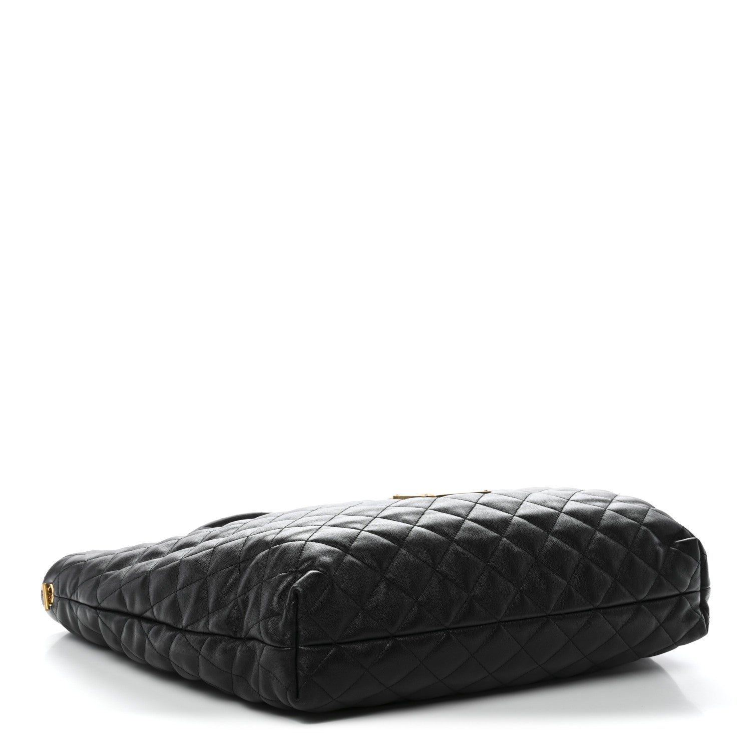 Saint Laurent Lambskin Quilted Maxi Icare Shopping Tote Black 5 of 11
