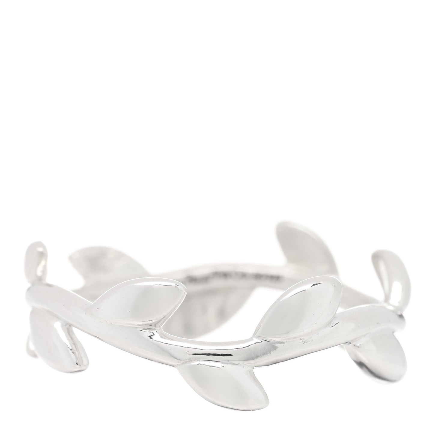 Sterling Silver Paloma Picasso Narrow Olive Leaf Band Ring 47 4