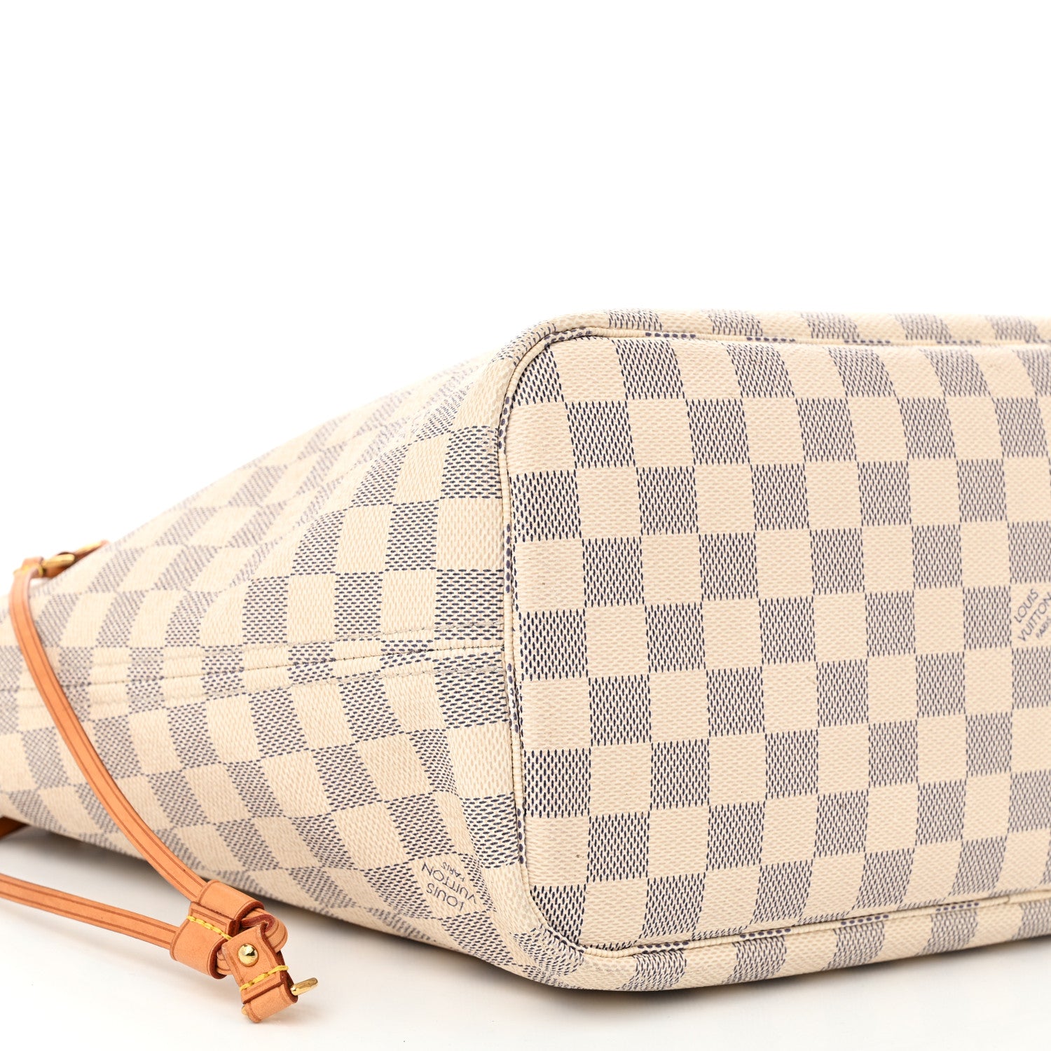 Louis Vuitton Damier Azur Neo Neverfull MM Rose Ballerine 9 of 10