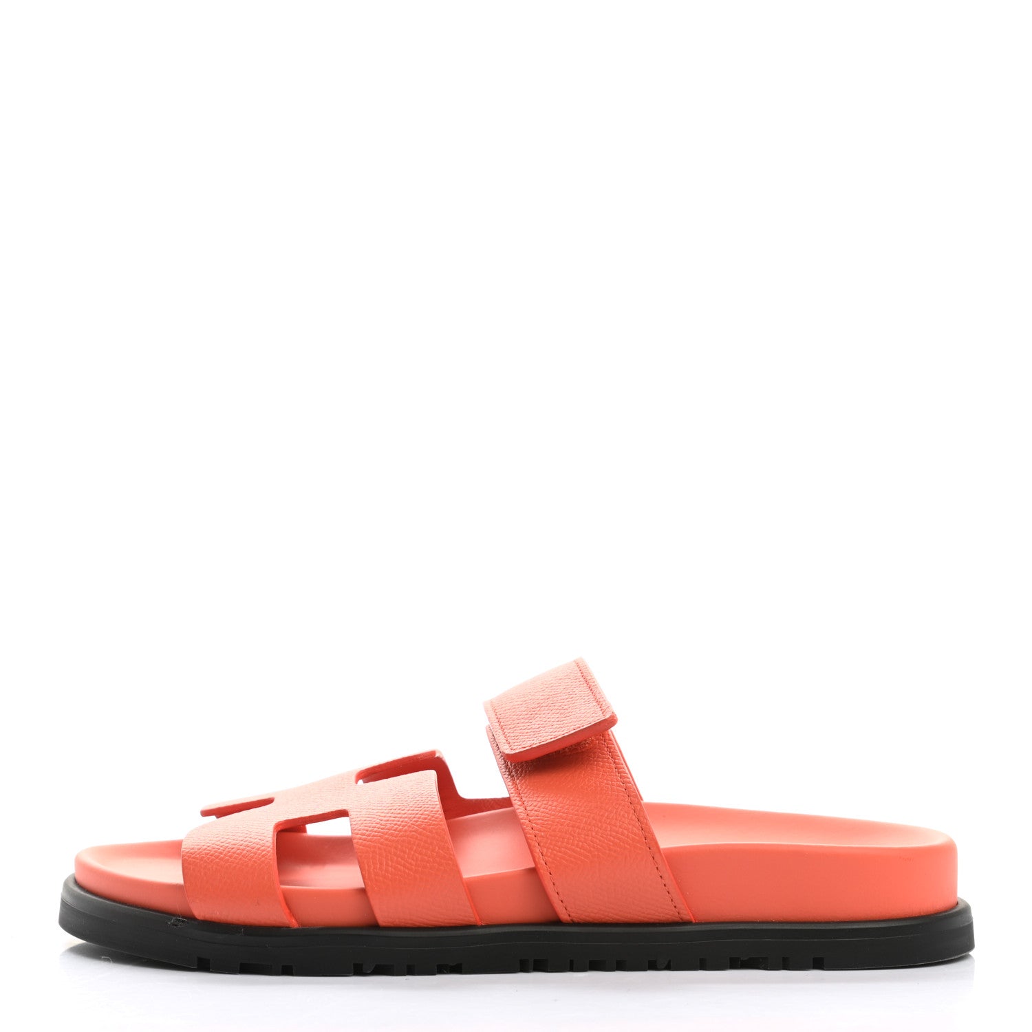 Hermes Epsom Womens Chypre Sandals 36 Rose Sorbert 1 of 10