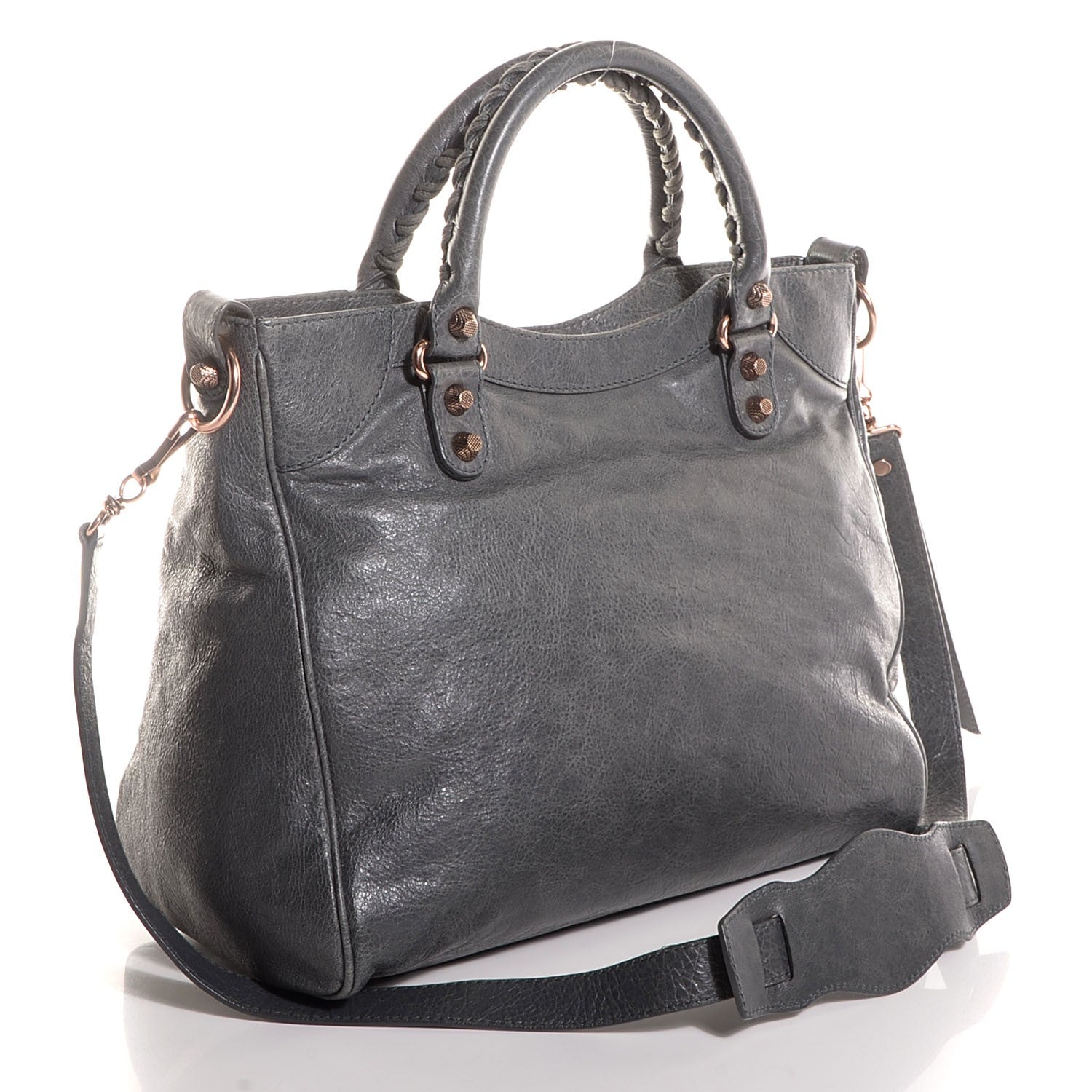 Balenciaga Agneau Giant 12 Rose Gold Hardware Velo Gris Tarmac 2 of 18