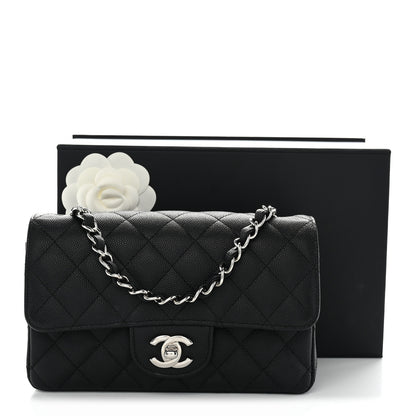 Chanel Caviar Quilted Mini Rectangular Flap Black 11 of 11