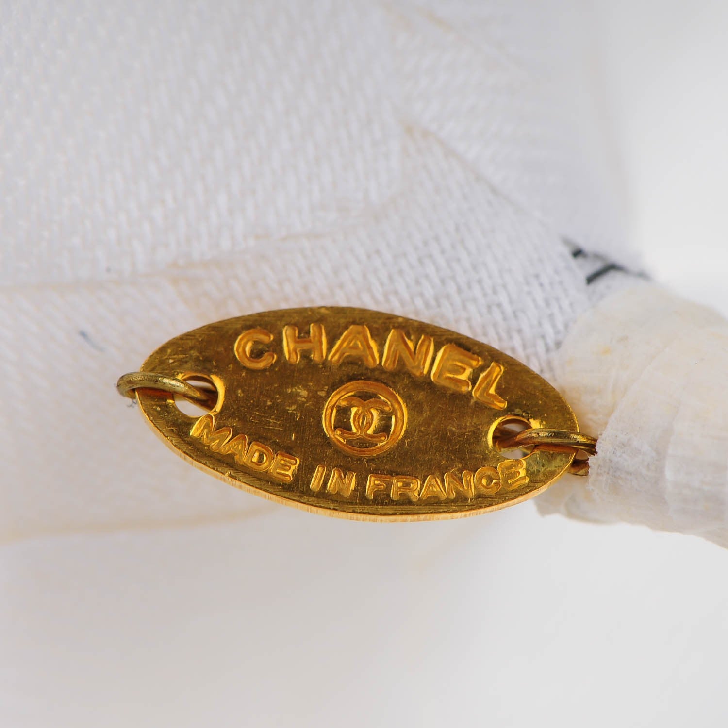 Chanel Crepe Satin Large Camellia Brooch Pin White 4 of 5