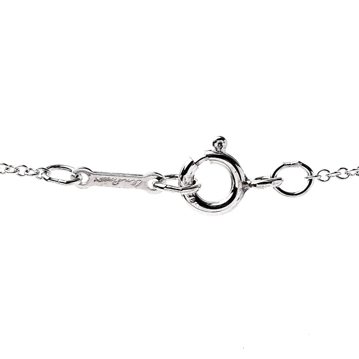 Sterling Silver 16mm Elsa Peretti Cross Pendant Necklace