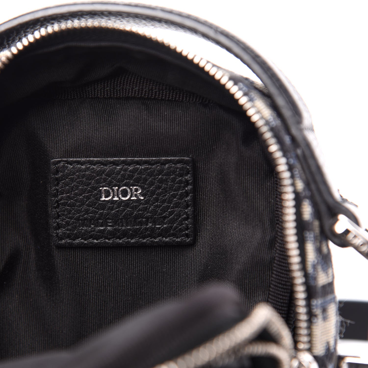 Christian Dior Oblique Crossbody Bag Blue 6 of 10