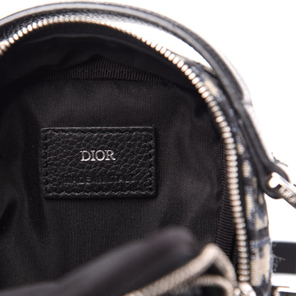 Christian Dior Oblique Crossbody Bag Blue 6 of 10