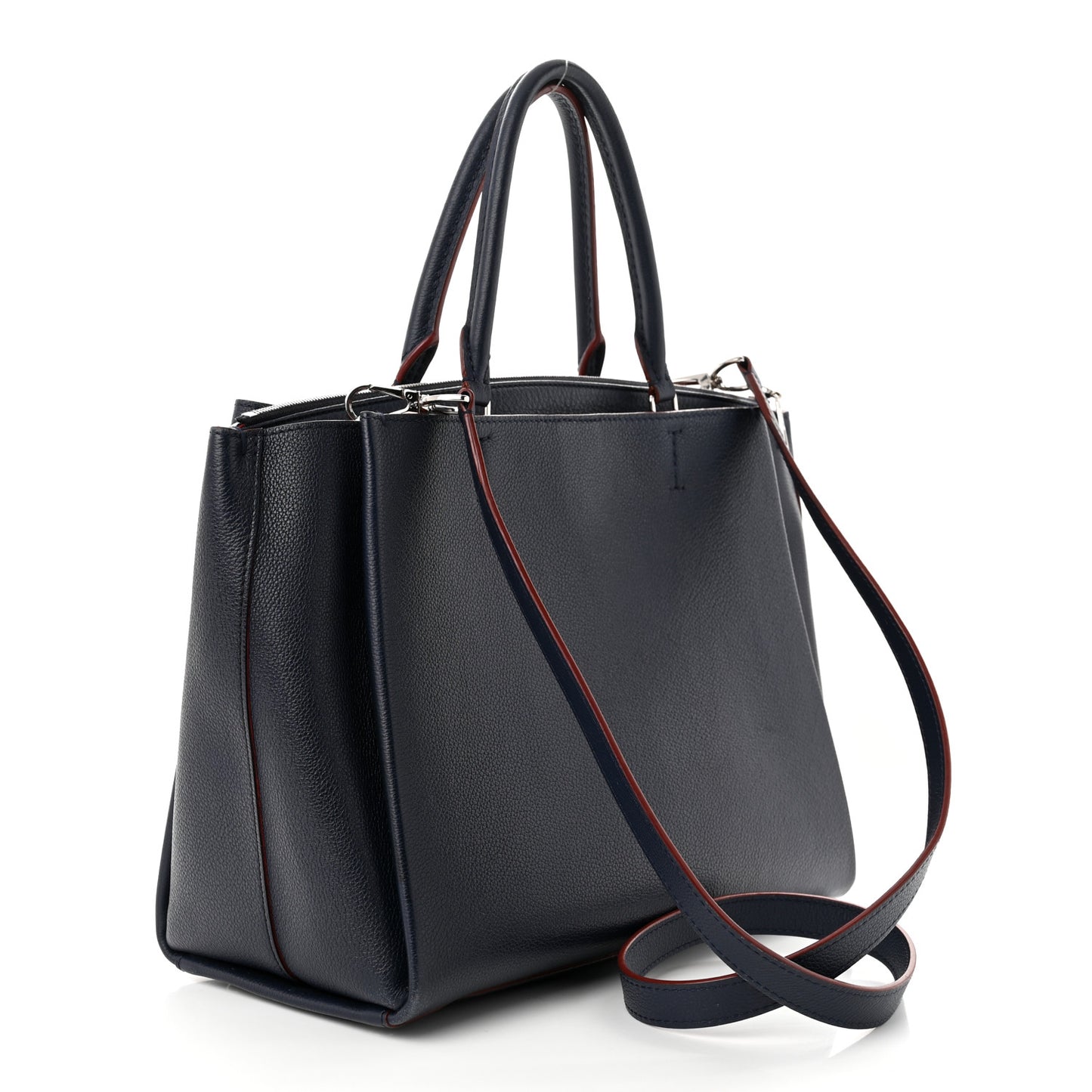 Calfskin Lockmeto Marine Rouge