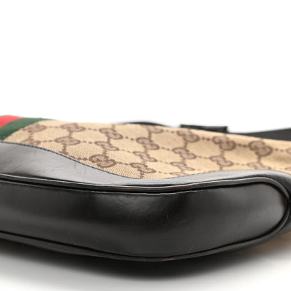 Gucci Monogram Web Jackie O Hobo Dark Brown 10 of 12