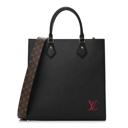 Louis Vuitton Epi Sac Plat PM Black 1 of 12