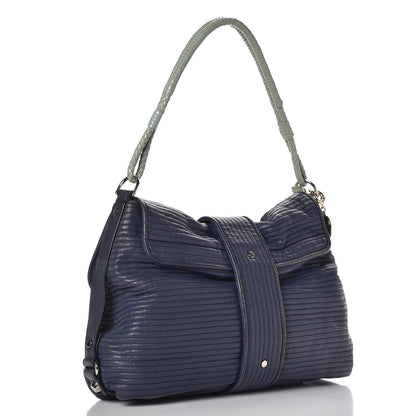Lanvin Lambskin Quilted Happy Flap Blue 3 of 9