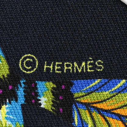 Hermes Silk The Savana Dance Twilly Black Vert Multicolor 4 of 5
