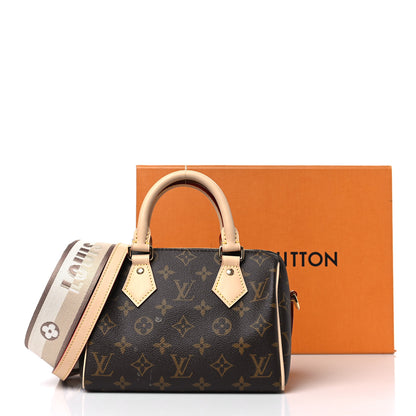 Louis Vuitton Monogram Speedy Bandouliere 20 Beige 11 of 11