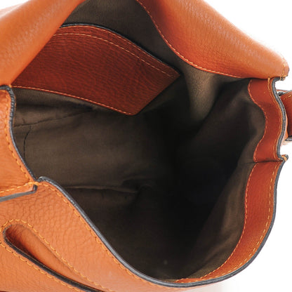 Chloe Calfskin Medium Marcie Round Crossbody Bag Whiskey 5 of 9
