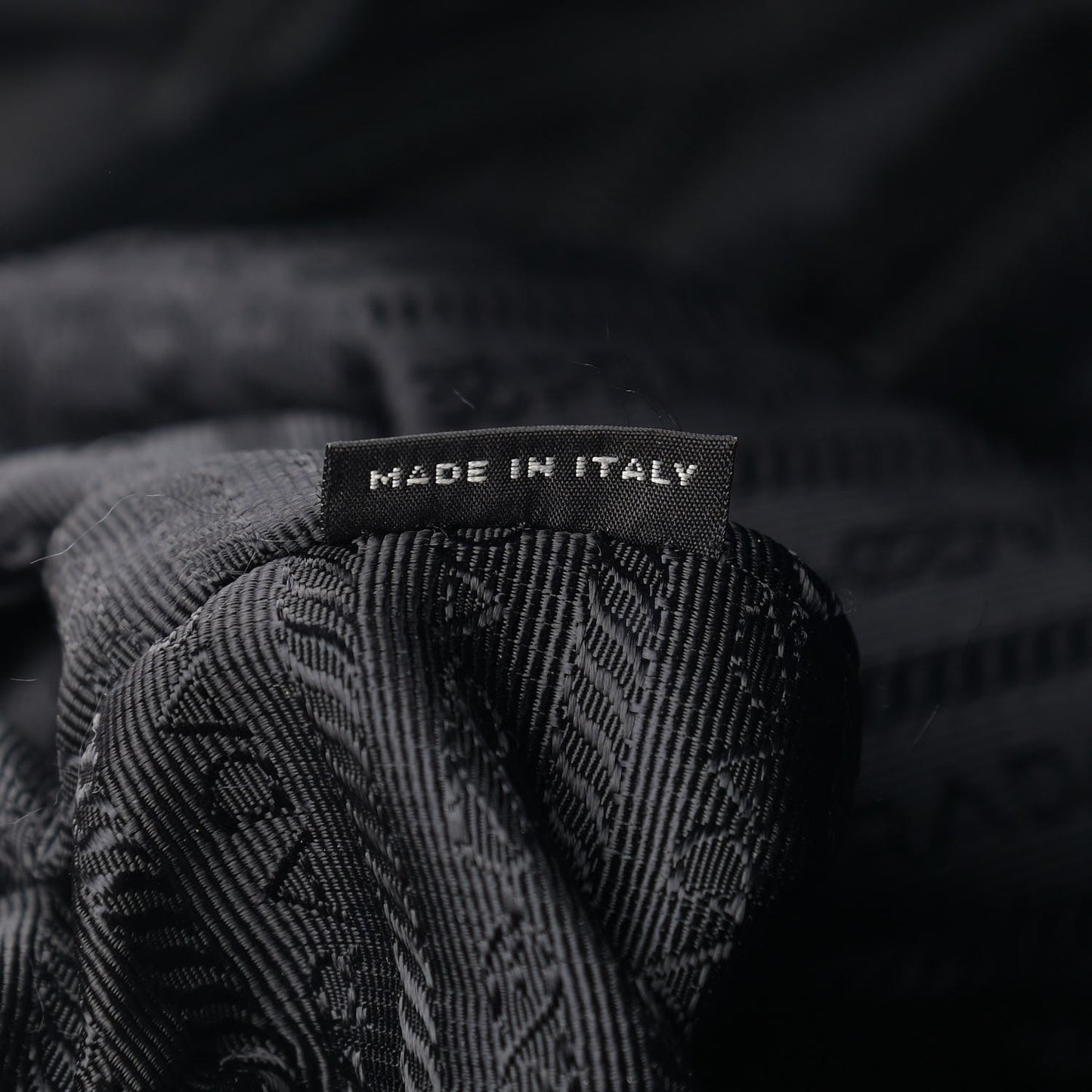 Nylon New Vela Studded Tote Black Fuoco