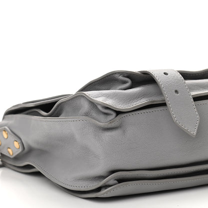 Proenza Schouler Lambskin Medium PS1 Satchel Concrete Grey 8 of 9