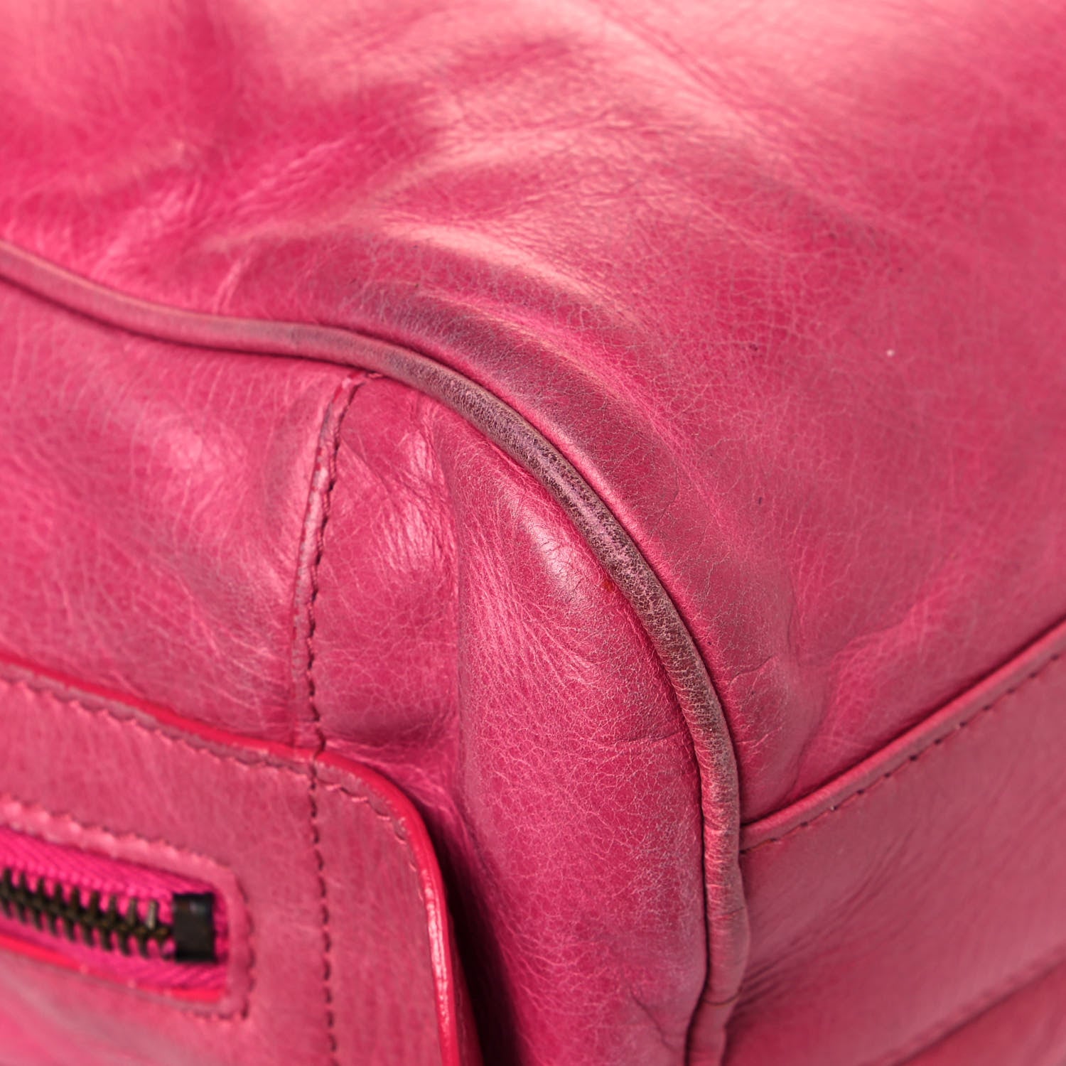 Balenciaga Agneau Classic Hardware Day Hobo Rose Hortensia 11 of 22