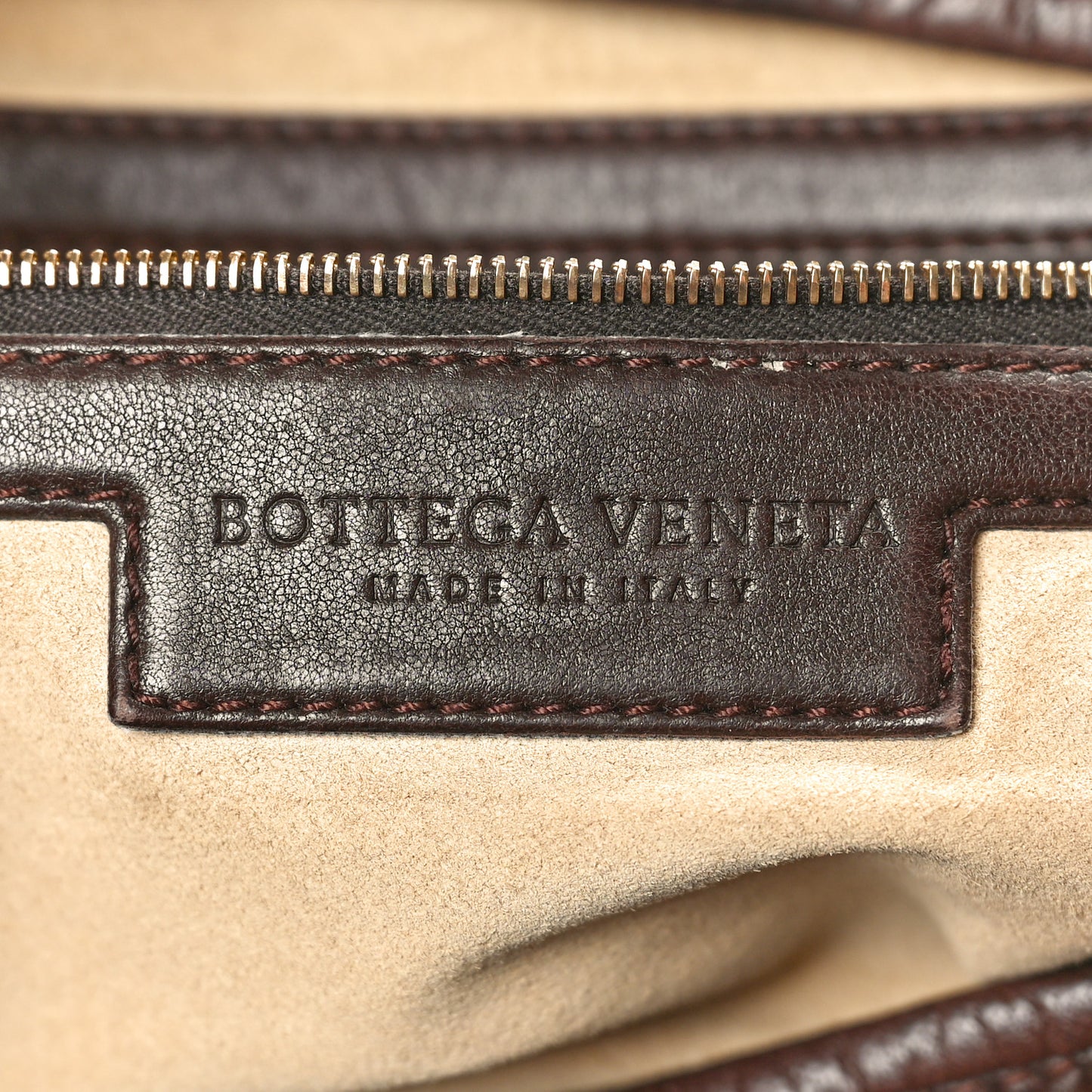 Nappa Intrecciato Small Veneta Hobo Ebano