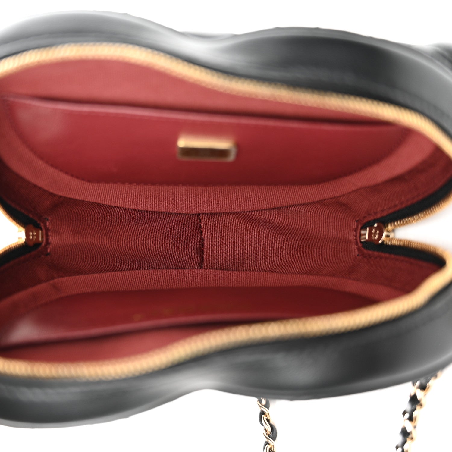Chanel Lambskin Quilted CC In Love Heart Bag Black 5 of 10