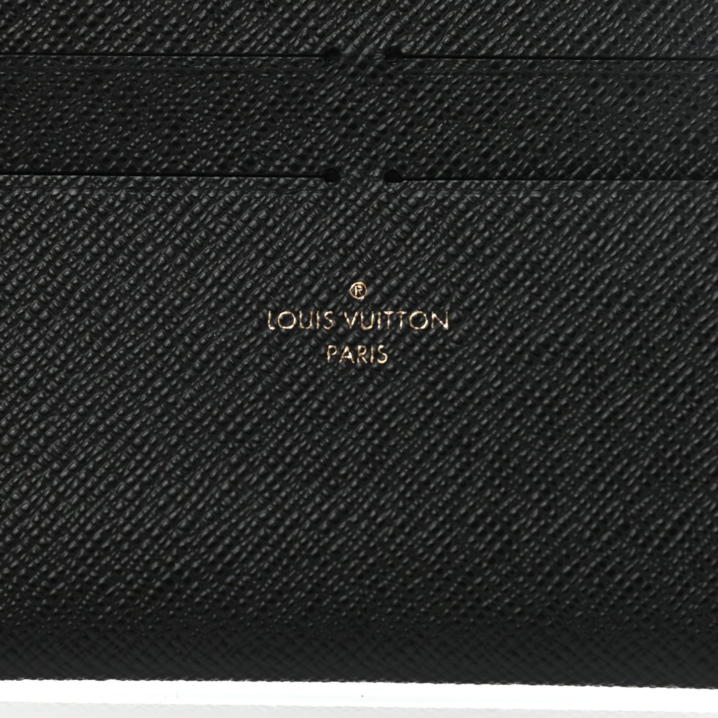 Calfskin Felicie Chain Wallet Card Holder Insert Black