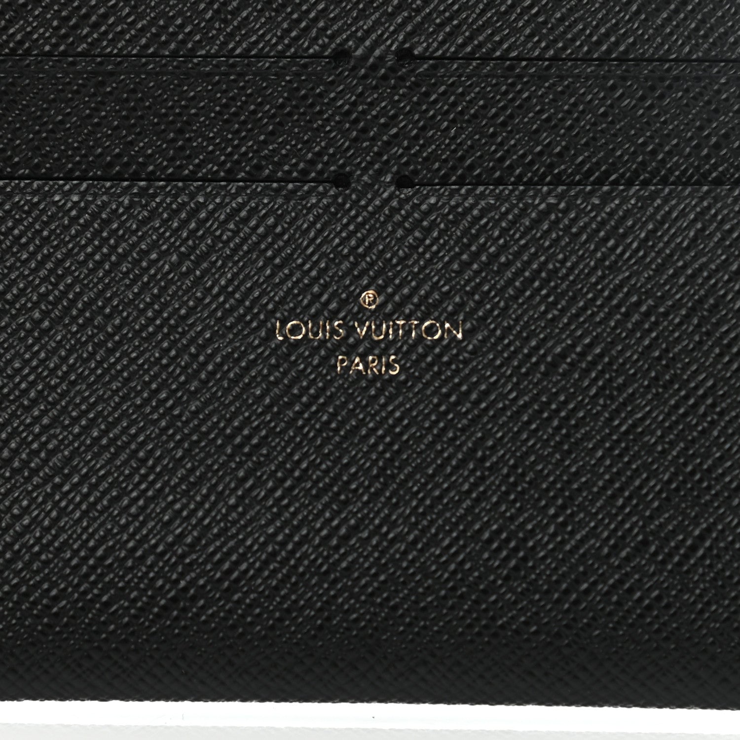 Louis Vuitton Calfskin Felicie Chain Wallet Card Holder Insert Black 6 of 7