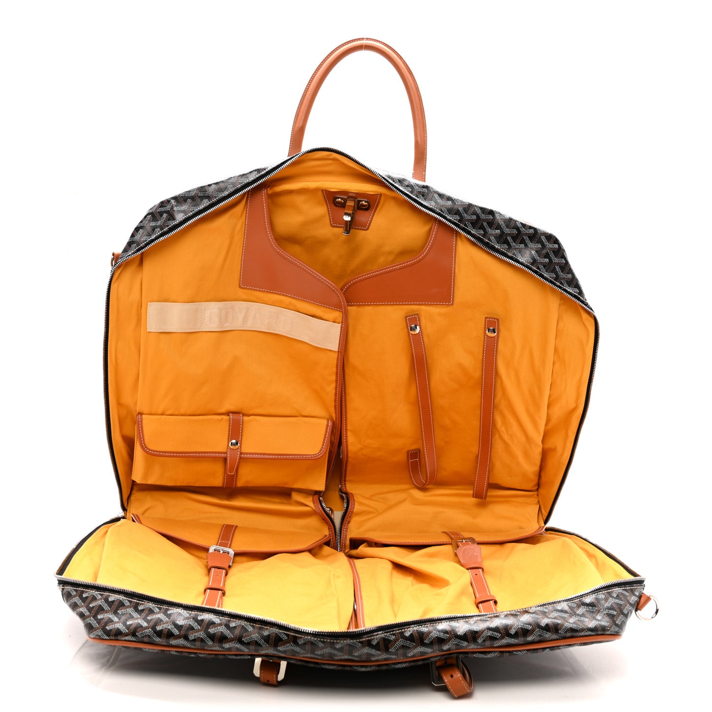 Goyardine Porte-Habits Garment Bag Black Gold
