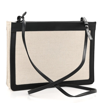 Balenciaga Cotton Canvas Pochette Crossbody Bag Black 3 of 10