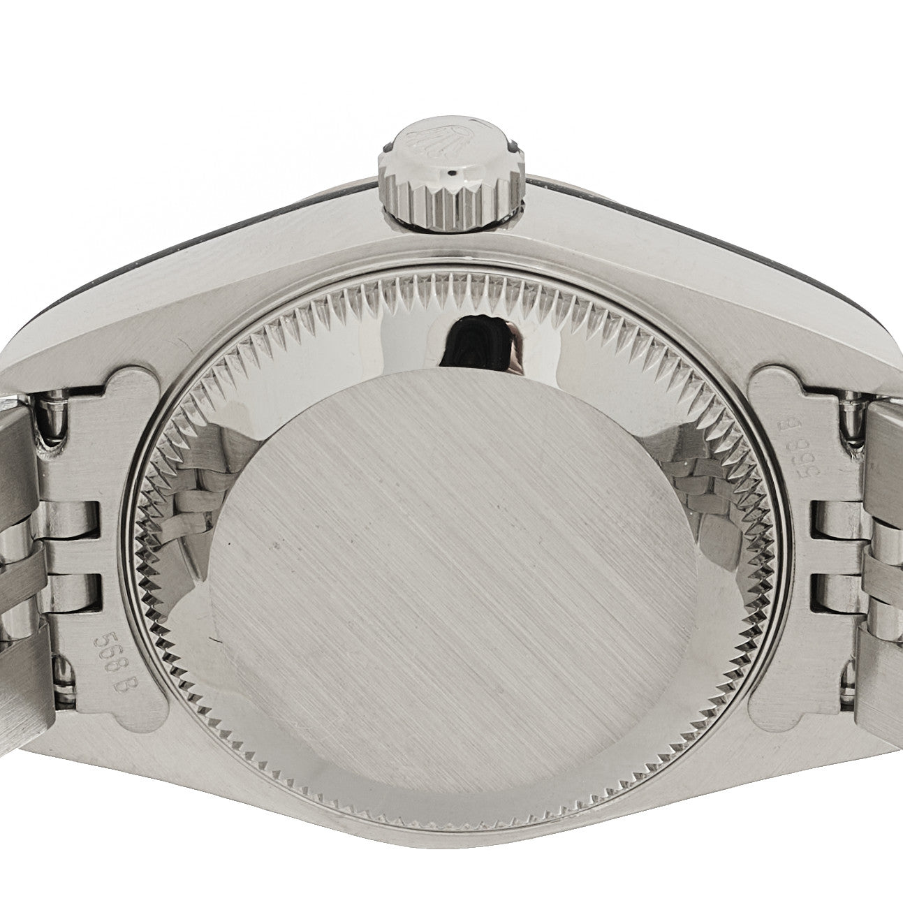 Stainless Steel 18K White Gold 26mm Oyster Perpetual Datejust Watch Blue Roman 79174