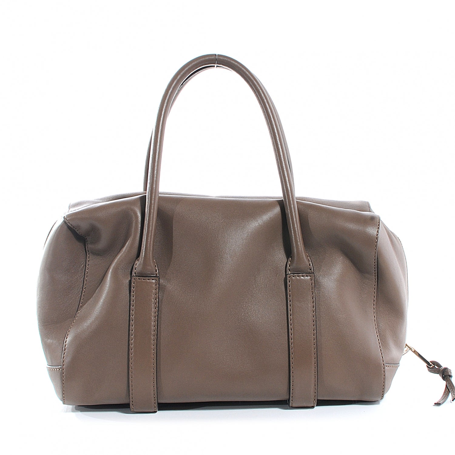 Chloe Leather Madeleine Satchel Smoke 7 of 8