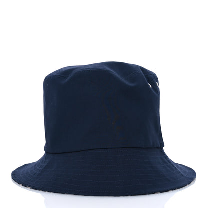 Christian Dior Oblique Reversible Teddy-D Brim Bucket Hat 59 Blue 5 of 13