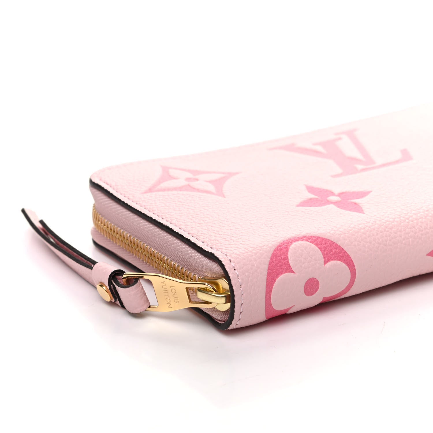 Louis Vuitton Empreinte Monogram Giant By The Pool Zippy Wallet Bouton De Rose 7 of 8
