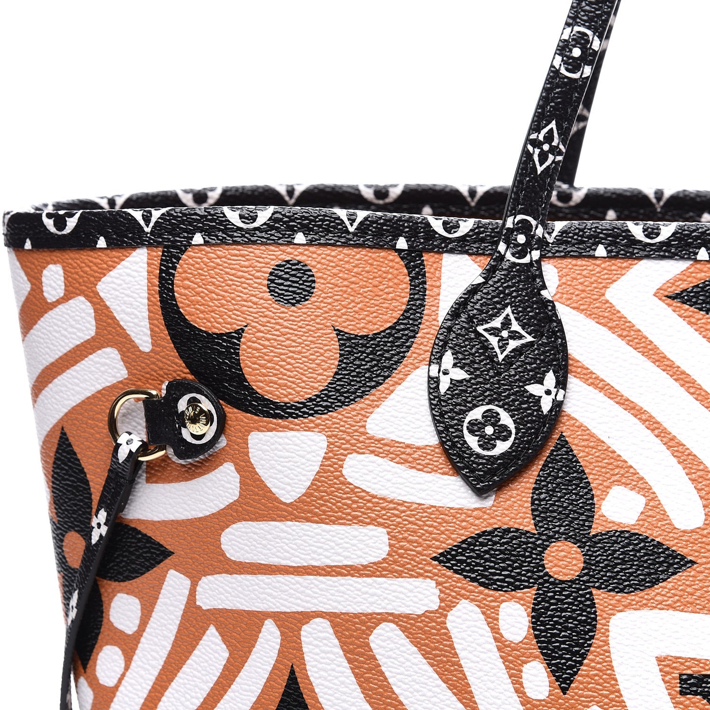 Monogram Giant Crafty Neverfull MM Creme Caramel