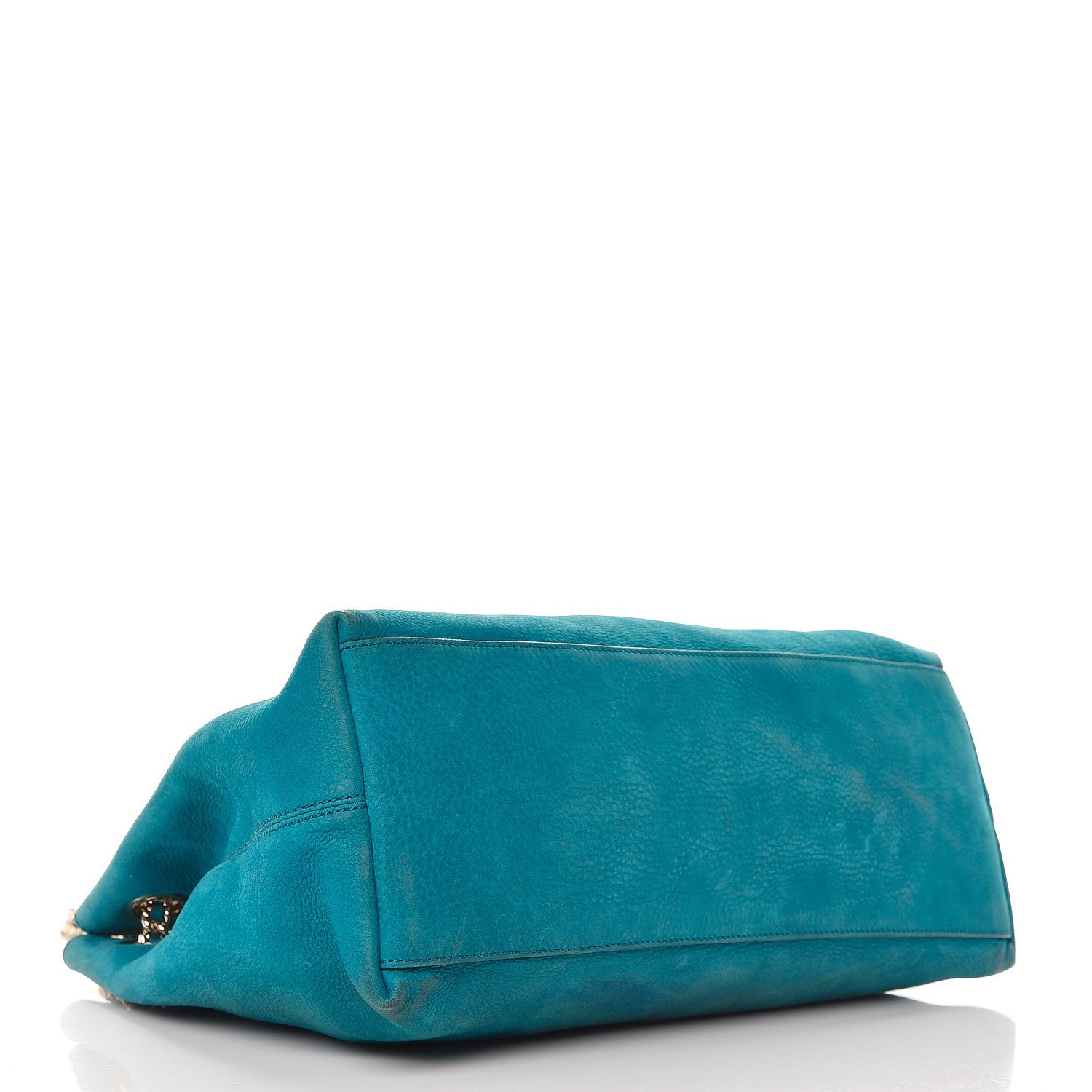 Gucci Vitello Range Medium Soho Chain Shoulder Bag Deep Cobalt 4 of 16