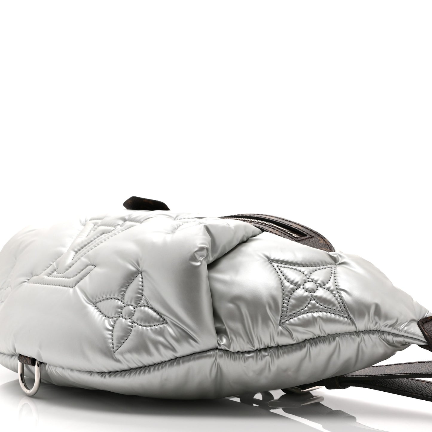 Econyl Monogram Pillow BumBag Silver