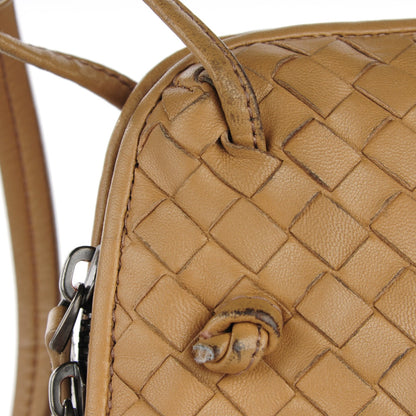 Bottega Veneta Nappa Intrecciato Pillow Crossbody Messenger Camel 10 of 14