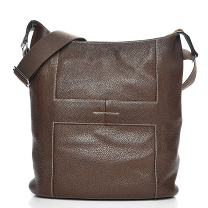 Hermes Taurillon Clemence Sac Goodnews GM Chocolate 1 of 10