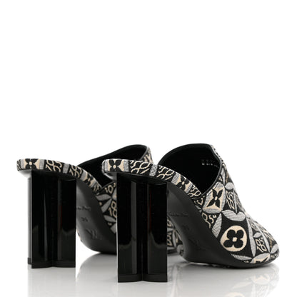 Louis Vuitton Jacquard Since 1854 Silhouette Mules 36 Grey 4 of 8