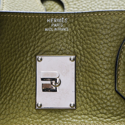 Hermes Taurillon Clemence JPG Birkin 42 Chartreuse 9 of 30