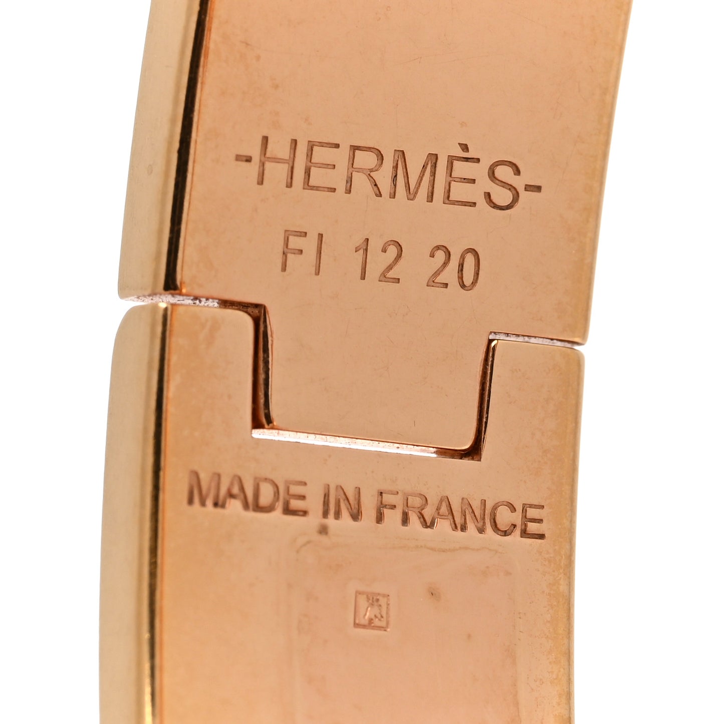 Enamel Narrow Clic Clac H Bracelet PM Rose Patch