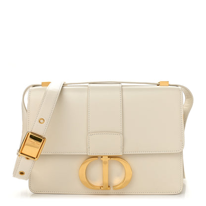 Christian Dior Box Calfskin 30 Montaigne Flap Bag Latte 1 of 10