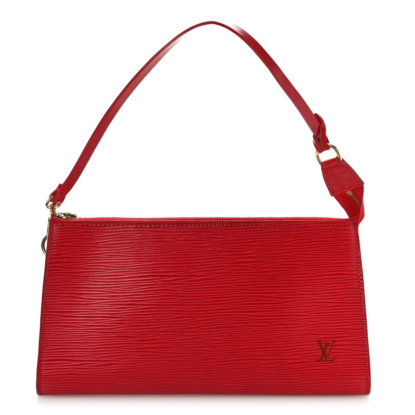 Epi Pochette Accessories 24 Castillan Red