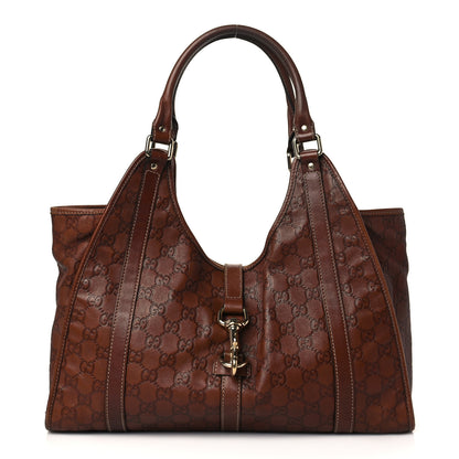 Gucci Guccissima Medium Joy Shoulder Bag Brown 1 of 9