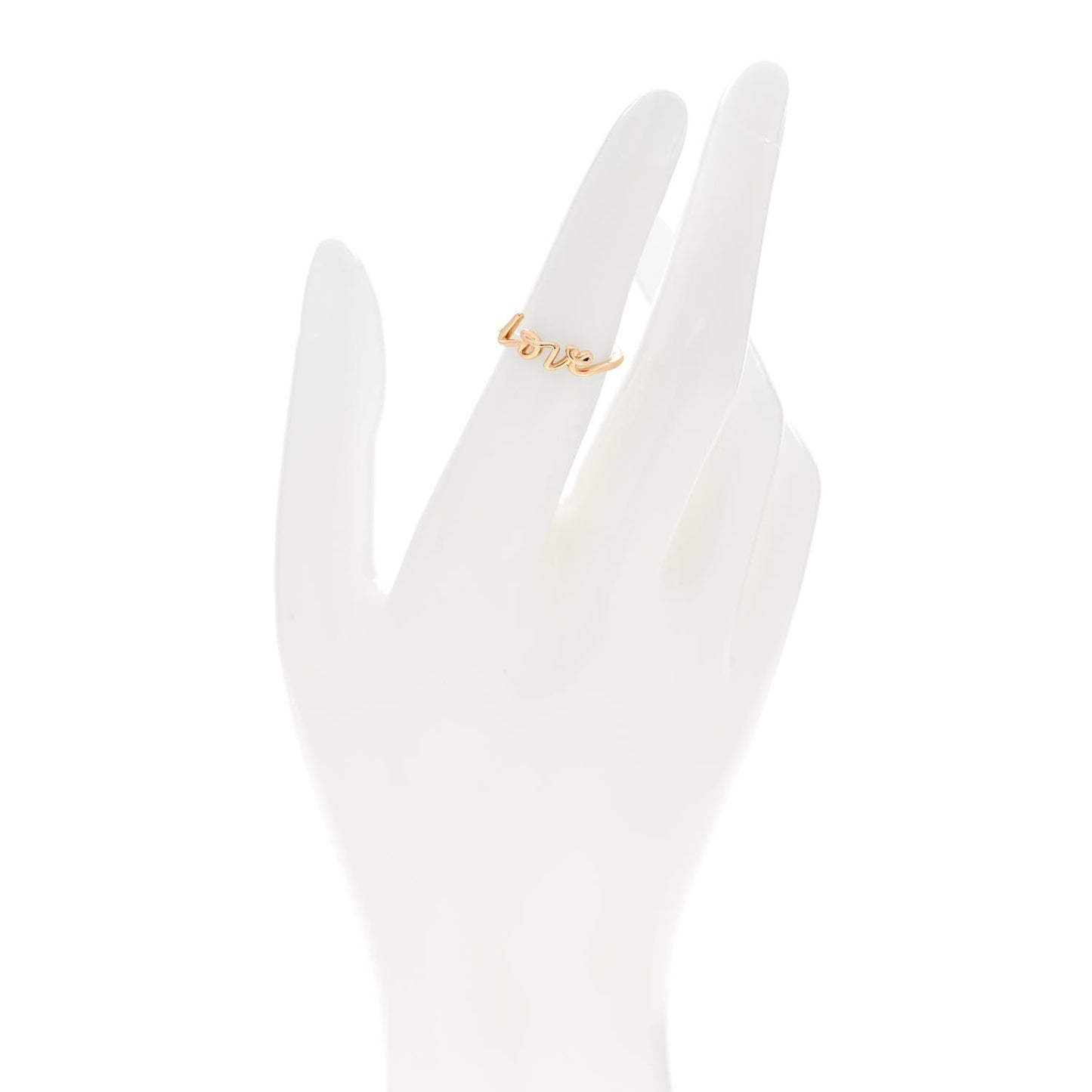 18K Rose Gold Mini Paloma's Graffiti Love Ring 49 5
