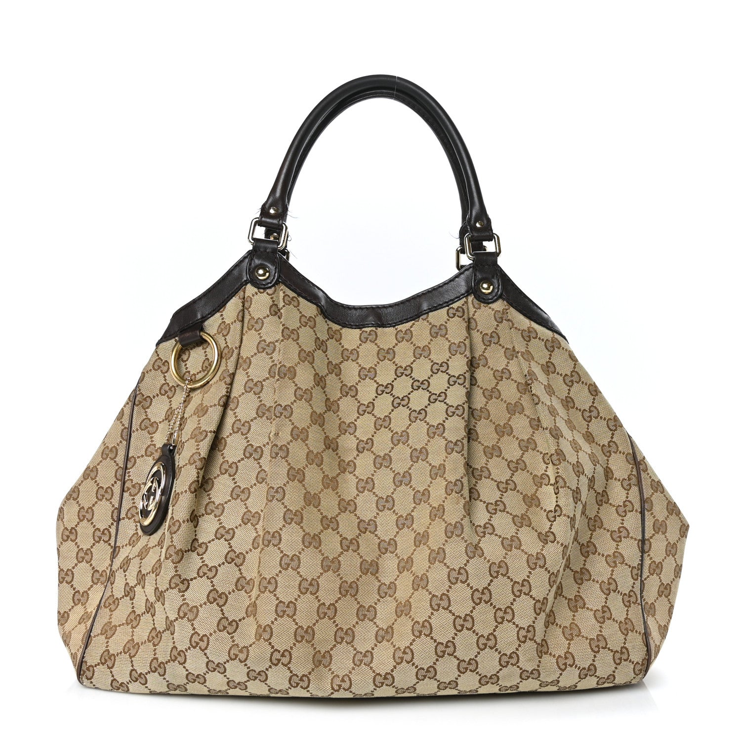 Gucci Monogram Large Sukey Tote Dark Brown 1 of 14