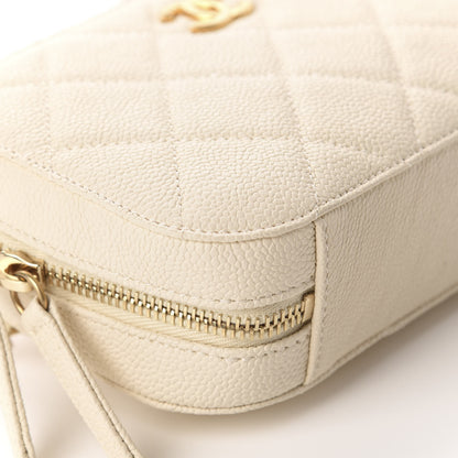 Chanel Caviar Quilted Flap Waist Bag White 6 of 10