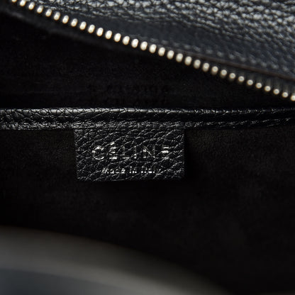 Celine Drummed Calfskin Nano Luggage Black 6 of 14