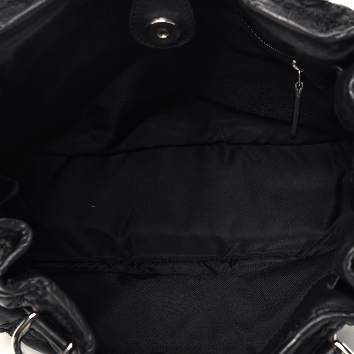 Christian Dior Nylon Cannage Shopper Tote Black 5 of 9