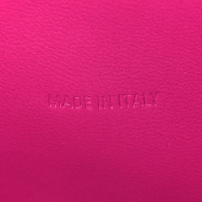Balenciaga Shiny Calfskin Crocodile Embossed Hourglass Top Handle Bag XS Lipstick Pink 7 of 11