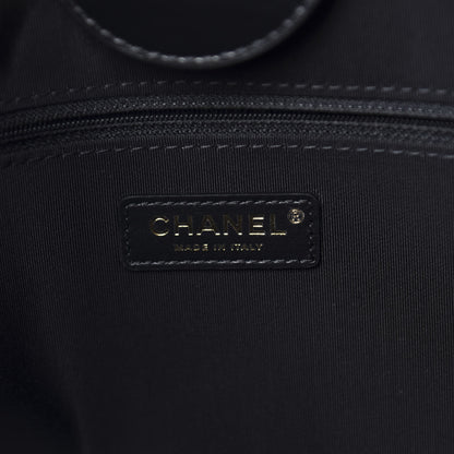 Chanel Aged Calfskin Medium Charms Deauville Tote Black 8 of 10